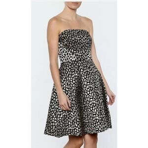 Ali & Jay Strapless Fit & Flare Women's Dress, Size S - Black NWT $148 #C4